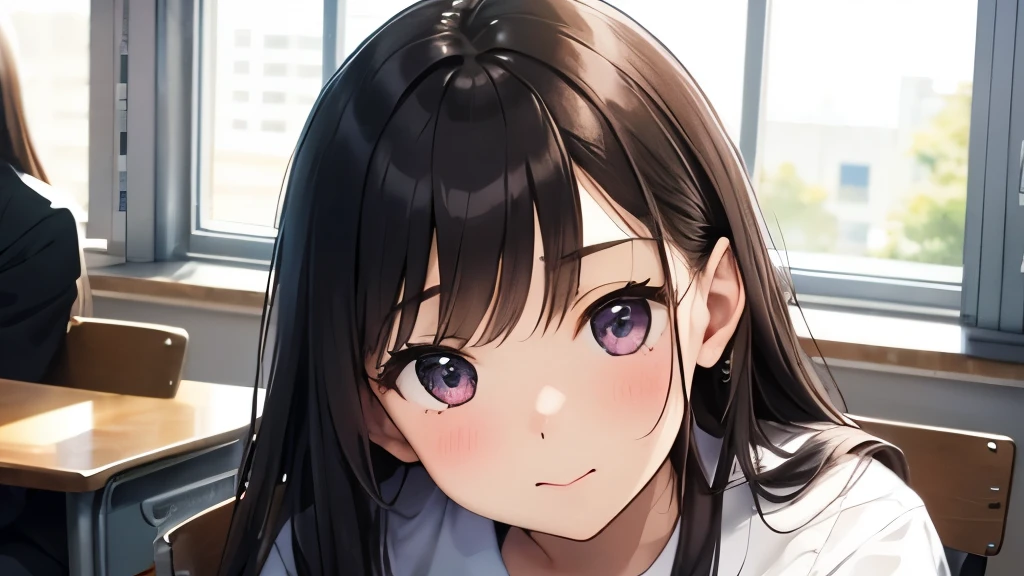 (masterpiece、Attention to detail),(Detailed and accurate face),beautiful girl、18-year-old、((Black Hair、Shortcuts)),(JK、cardigan)、sexy、((blush、Ecstasy face、Trance))、(Sweat),((paizuri)),(library)