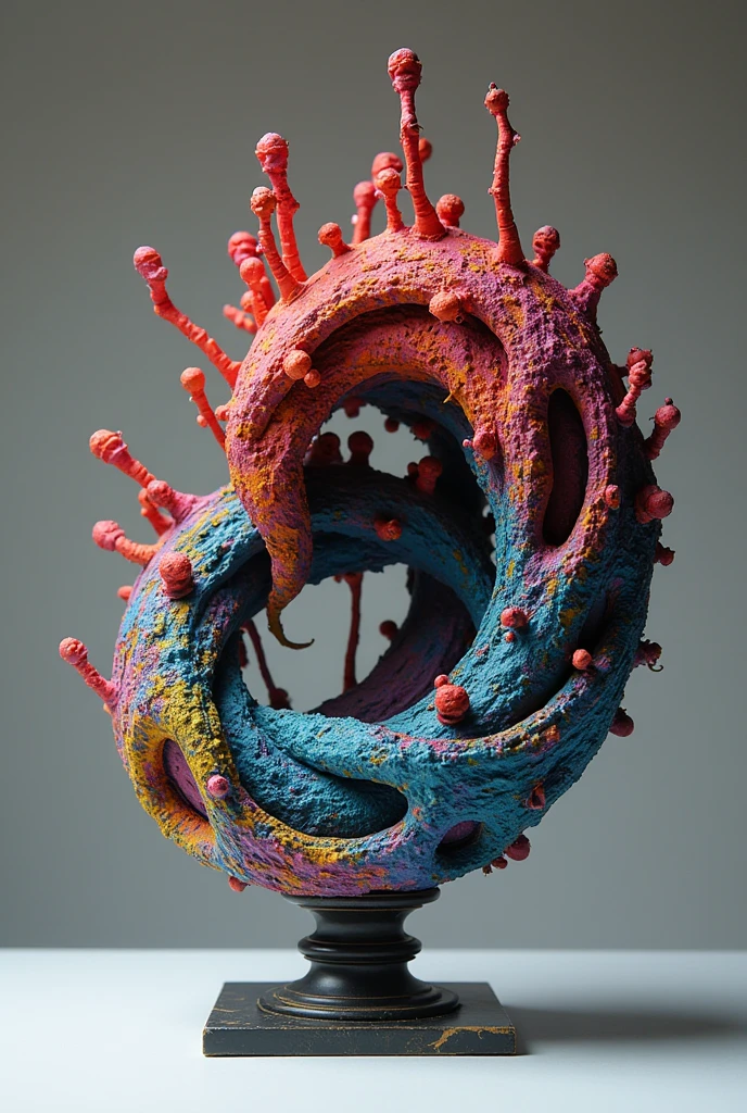 an organic and fleshy surface. ((desire, fulfillment,pride,cruelty)),((pink,black,pale grey)),((deep wiew)),photographic,ultra high resolution,hyperdetailed, masterpiece, 3d modelling, digital art, abstract art.