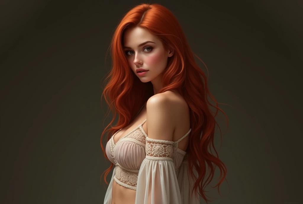 FACE SHOT OF A BEAUTIFUL PALE RED HAIR BOMBSHEL WOMAN, HUGE LONG HAIR, LOSE HAIR, VERY VOLUMOUS HAIR, VERY PALE SKIN, VERY SOFT SKIN, BLUE EYES, RED EYEBROWS, ROSY CHEEKS, HIGH CHEEKBONES, MENTAL FORAMEN, SLIM NOSE, COVERED EARS, VOLUMOUS LIPS, CLOSED MOUTH, SERIOUS FACE, LOOKING AT CAMERA, PURPLE STRAPLESS CLEAVAGE, EXPOSED NECK, VOLUMOUS BREASTS, CURVY BODY, FACE CLOSE VIEW, FRONT FACE VIEW, STRAPLESS CLEAVAGE, STAGE THEATER, BACKLIGHTS, RED CURTAINS, CURTAINS BACKGROUND, IMAGE BY 100 mm OBJECTIVE LENS, ACCURATE IMAGE, MASTERPIECE