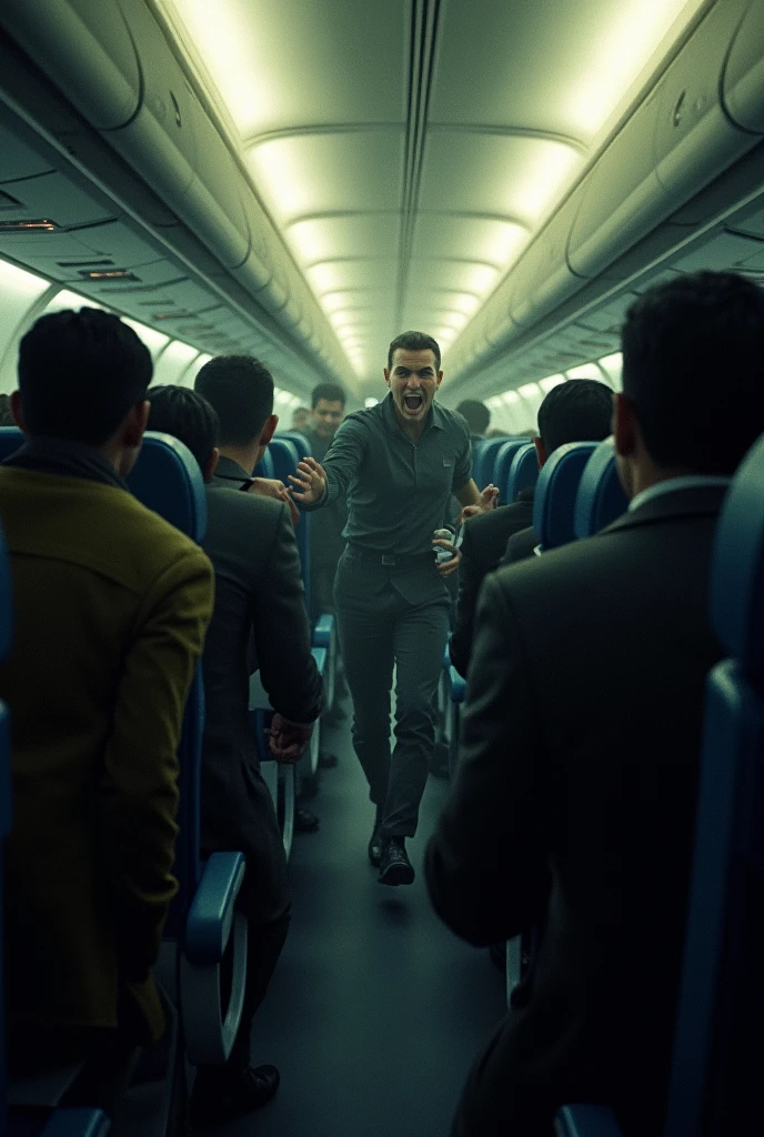 The man with many man's during a flight accident