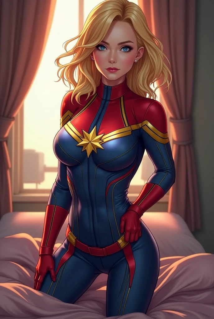 cptMarvel, wide hips, thighs, against glass