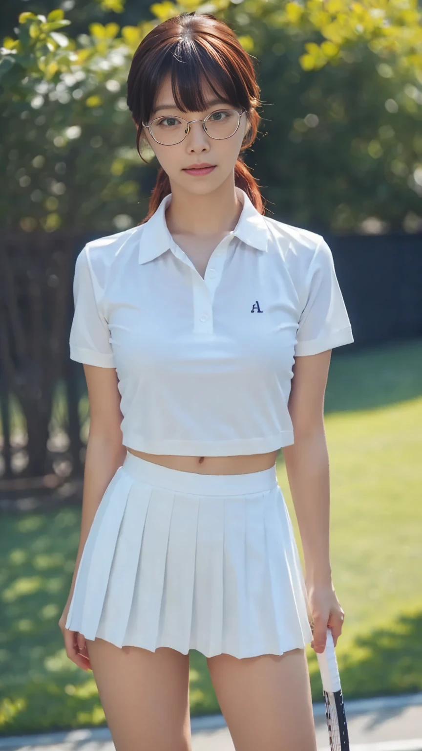 16 year old pre-teen, European, blonde, small breasts, big eyes, long legs, close-up on thighs, polo shirt, transparent leggings, heeled sandals, park background, tree, cherry blossom, testicles, bulge in pants, fairy wings on the coast, ray tracing, HDR
