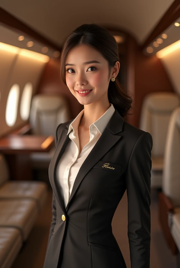 Cabin Assistant Beautiful cabin attendant - SeaArt AI