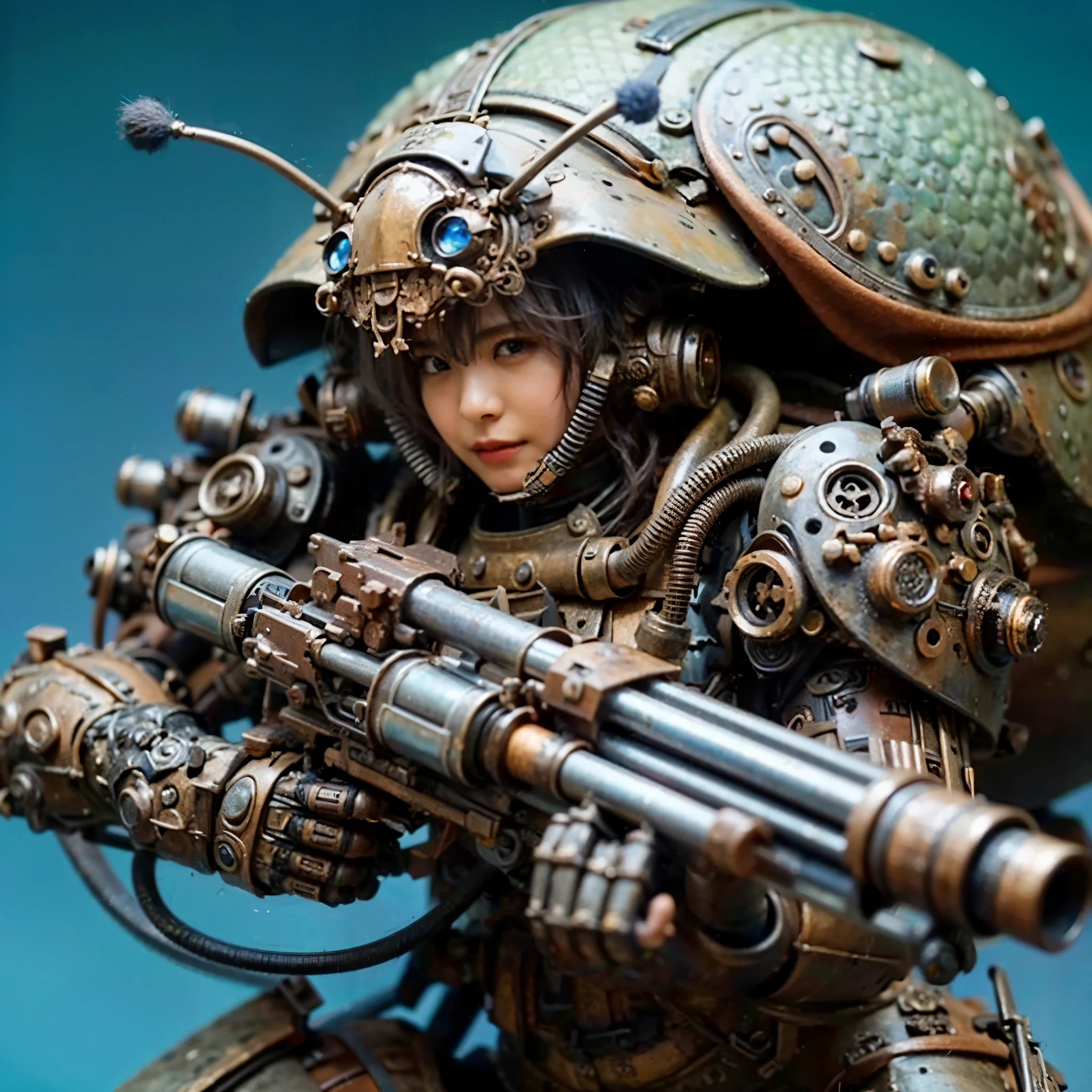 (Completely live action:1.37), (Amazingly realistic textures:1.37), (masterpiece, best quality:1.2), (8k uhd, 16k, 32k, ultra high res), amazingly realistic skin, amazingly realistic photo, superrealism, (photorealistic:1.37), (RAW photo), ultimately realistic, (ultimately realistic all details), (ultimately realistic all textures), super realistic lighting, super realistic shadow, (japanese girl:1.5), ((young face)), smiling, happy, super realistic face, ultimately realistic skin, ultimately realistic eyes, (mascara:1.35)ultimately realistic background, ultimately realistic detail up, kkw-ph1, GotouMaki, (Canon EOS R6, 85mm, 1/200s, f/5.6, ISO 1600), (tattoo), (knight armor:1.37), (sel-frame glasses), (blue eyes:1.2), (silver hair:1.3),