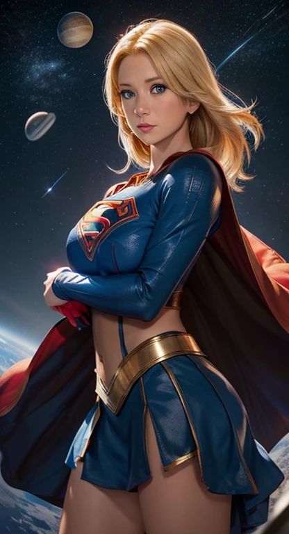 Amy Adams como Supergirl, realista, High definition, ultra resolution, Fujifilm XT3, detalhado, 64k, -