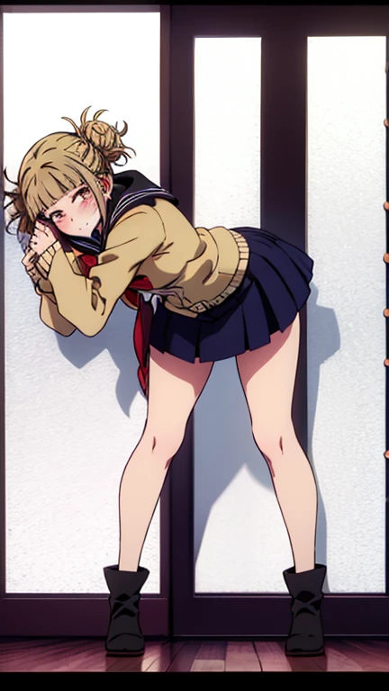 (masterpiece:1.4), highest quality, High resolution, lu1, cyborg, Multicolored Hair, compensate, Exposing shoulders, Black leotard, High leg leotard, (String:1.1), White jacket, Open jacket, belt, Shorts, Cowboy Shot, cyber punk, squat, wall, Abdominal muscles, A woman sitting facing the front , cyber punk, cybercore, Underarm, Bobcut, juicy thighs, Muscular woman, dirty, shiny and bright skin, Smooth surface, Tight body suit, Beautiful Face, Cute face、Plump、Big Breasts, Big Hips, Full Body Shot, Mature mother, Voluptuous thighs, ox, Seductive mature woman, Perfect body, Plus Size Model, Sailor suit, Wearing high heels,Miniskirt Uniform, Chunli