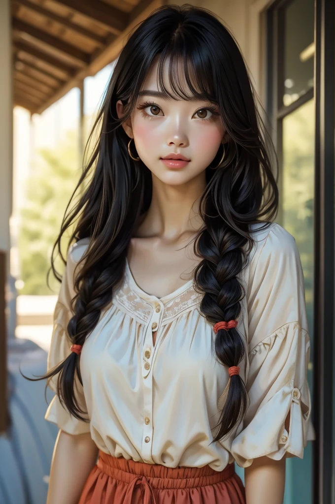 ((top quality, 8 K, masterpiece: 1.3)), 1 girl, Pretty japanese woman, which emphasizes slim abs: 1.3, (casual hairstyle, small breast: 1.2), uniform: 1.2, 1 boil, Pretty japanese woman, which emphasizes slim abs. No.: 1.4, (casual hairstyle, standard breast: 1.2), uniform: 1.2, beach, super detailed face, detailed eyes, double eyelid