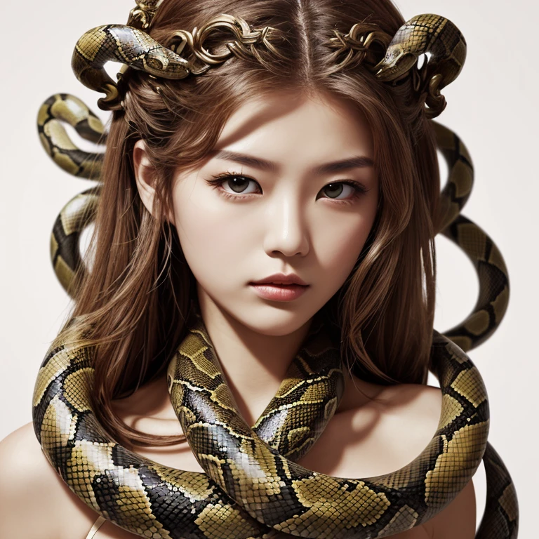 Medusa、The lower body is a snake