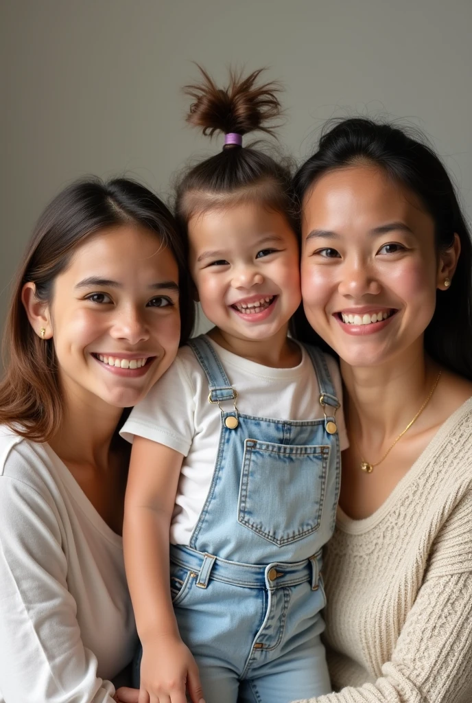 Naked family photo, multiple people, (Nguyen, ao dai, beautiful , gorgeous:1.1), realistic,  shirt lift, big boobs, cleavages, nude, (large tits, nipples, porn:1.4), (teen, perfect eyes:1.3), topless, casual wear, dress, overall, turtleneck, happy, enthusiastic , various clothes, age gap, baby face, sisters, mothers, daughters 