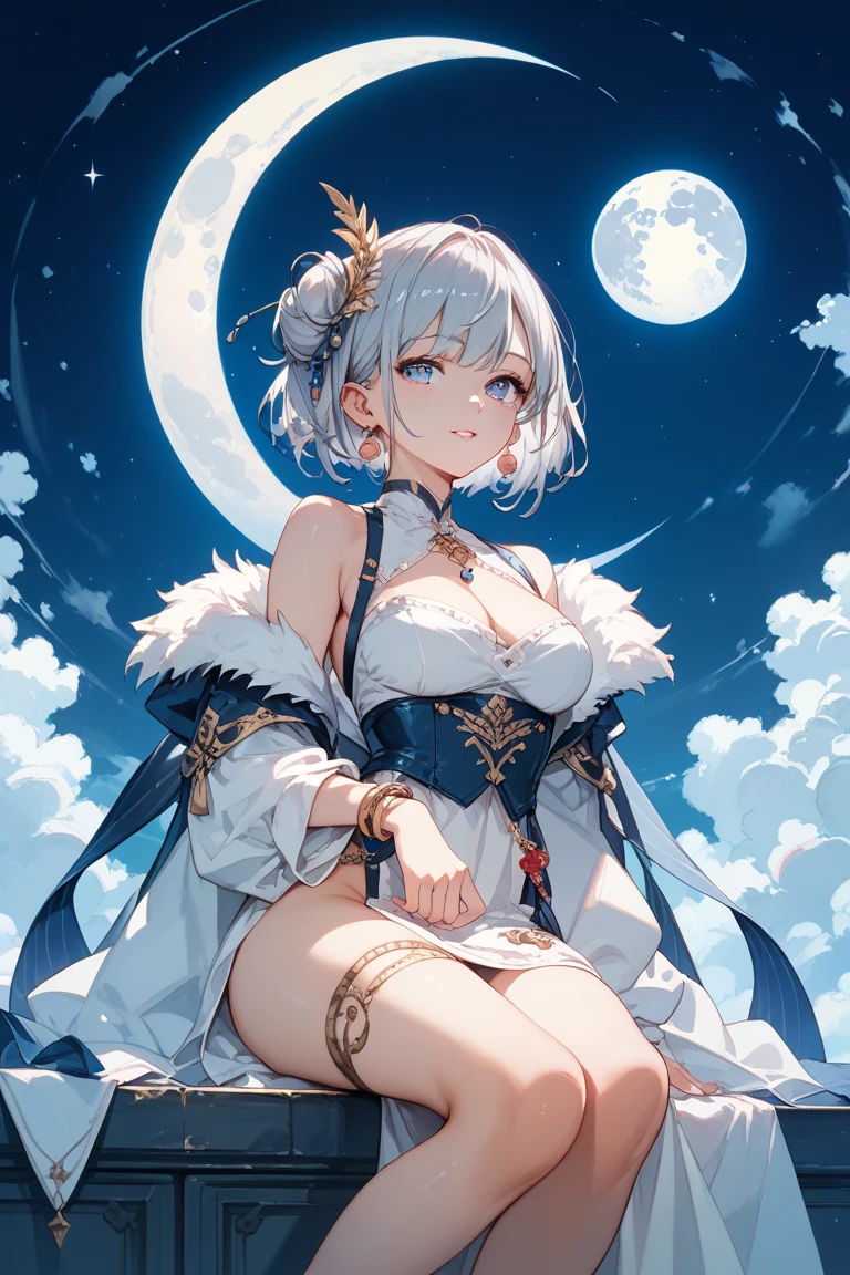 In a garden full of flowers, under the sunlight, Super high quality(8K) Masterpiece Best Quality 1girl Detailed Beautiful Woman soft and big breasts, highly detailed sleepy blue eyes shiny large nipples nature_lit, shine outdoors, Highly detailed wavy long hair, beautiful night sky High definition clear white skin Highly detailed single line cat albino big breasts troubled face red cheeks conversion Completely naked small face realistic adult erotic woman Bewitching eight-headed body embarrassed face goblin Face-to-body ratio(1:7)spread your legs redhead garter belt gloves up to the elbow Thighhighs Muchimuchi skimpy robe slightly thick white eyebrows