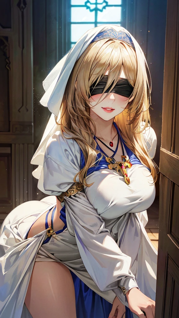 (score_9,score_8_up,score_7_up,),(Sword Maiden:1.2),Sword Maiden gi,,milf,blond hair,long hair,,mature female,1girl,big breasts,nude,, in stockings, large breasts,,,bondage, shibari,, black background,blindfold,solo,, blush,1boy,white-skinned male,,vaginal, big penis, testicles, ,red ropes, ,,wet, steaming body,,,doggystyle,side view, head in pillow