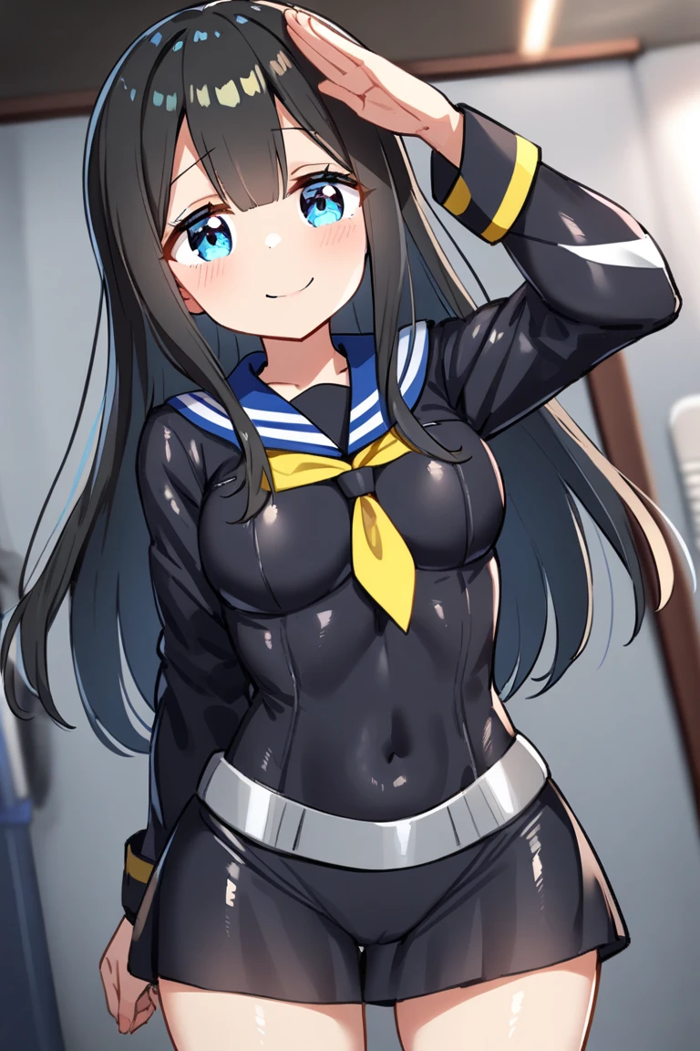 Masterpiece,best quality,Solo, cowboy shot,Sakurauchi riko, long hair, blush, humiliation scene, leotard ,high-leg, elbow gloves, thighs painting,thicc crotch, front wedgie,day , pussy peak,officer cap, sweating,sweaty,(cum on thighs:1.2)