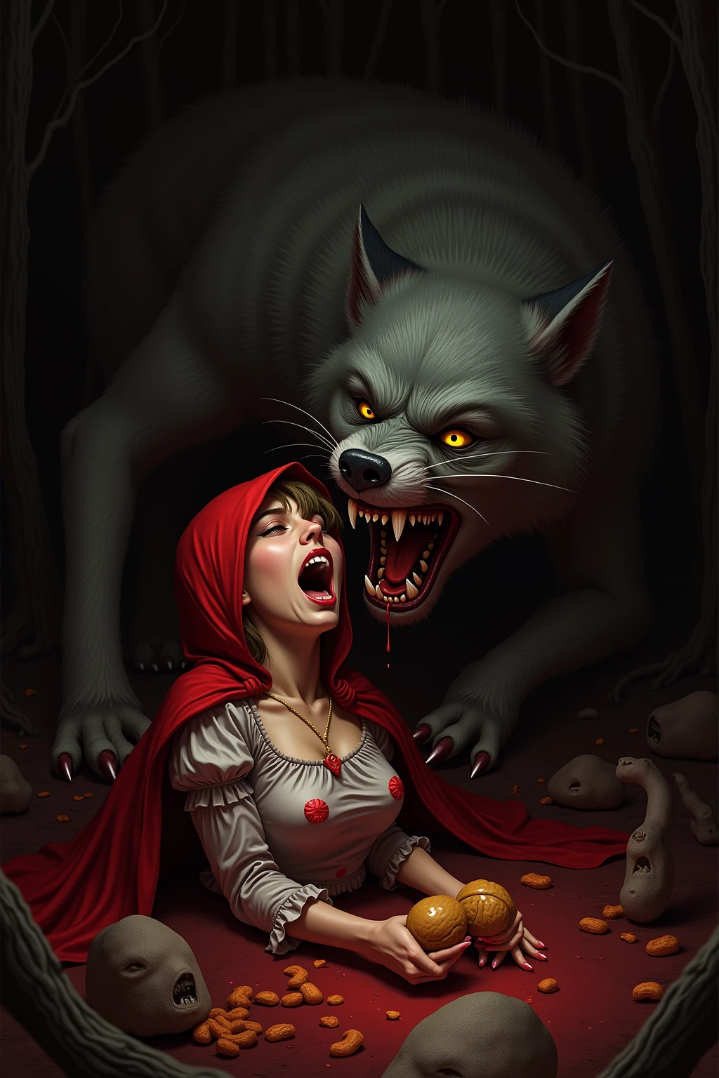 The cat boy tore off the head of the other cat boy and broke it into two pieces and then tore off his bones and took out his teeth..di and gardan ukhad li or abd apni car girl ko kiss kiya or dusra vmcat boy mra pda hai niche ab cat girl ki sadi cat boy k sath ho gyi
