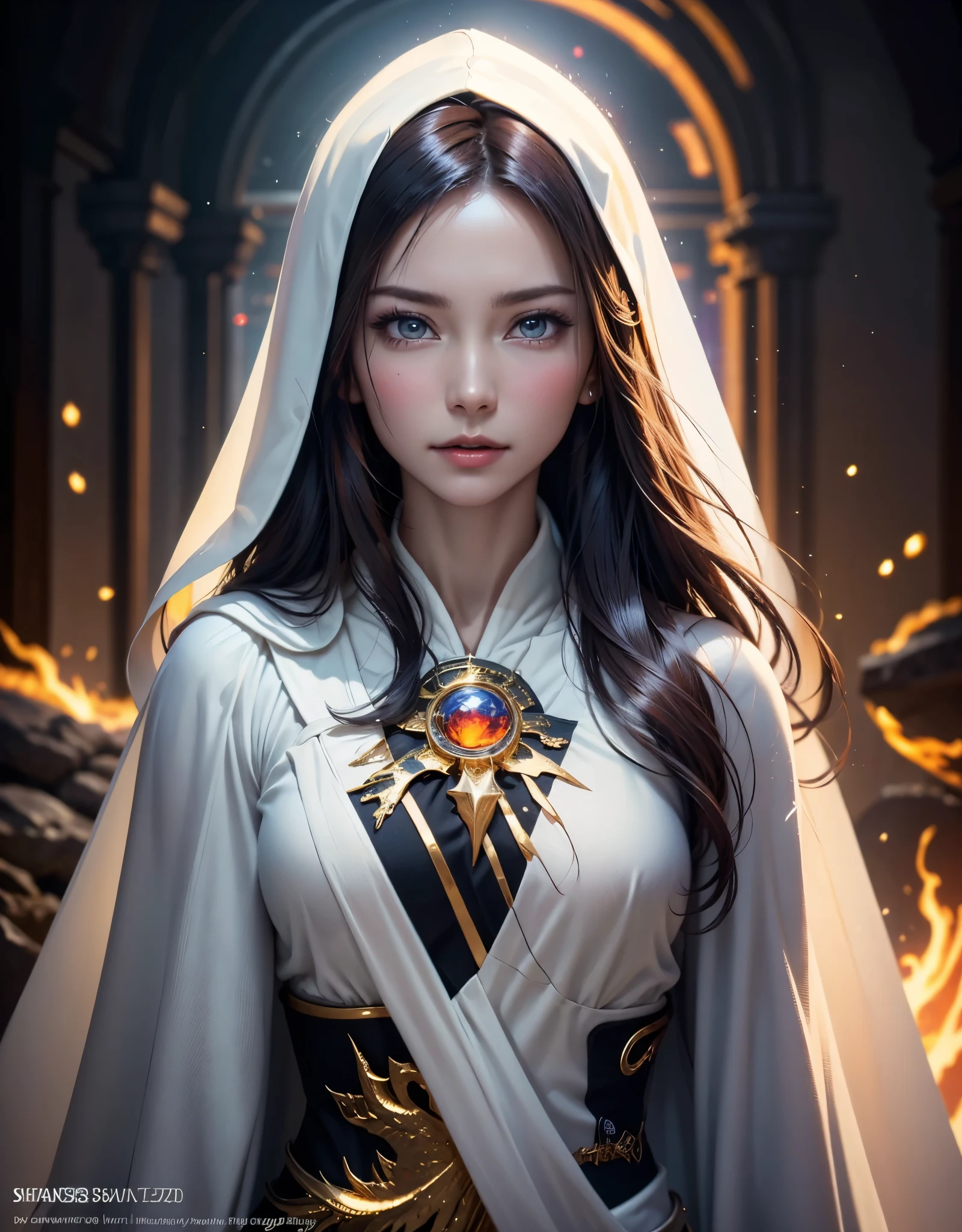 (masterpiece, top quality , best quality , Official Art, beautiful and aesthetic:1.2), ( 1 girl), Extremely elaborate eyes , ( fractal art :1.3), colorful, Best Details , ( perfect face with 1 girl ), SHINY SKIN , high resolution, (gold lines on a white cloak :1.2), galaxy, (Streaks of light), Impressive Footage , ( dynamic stripes , Shining Path :1.2), bright color, ( Phoenix), ( dragon )
