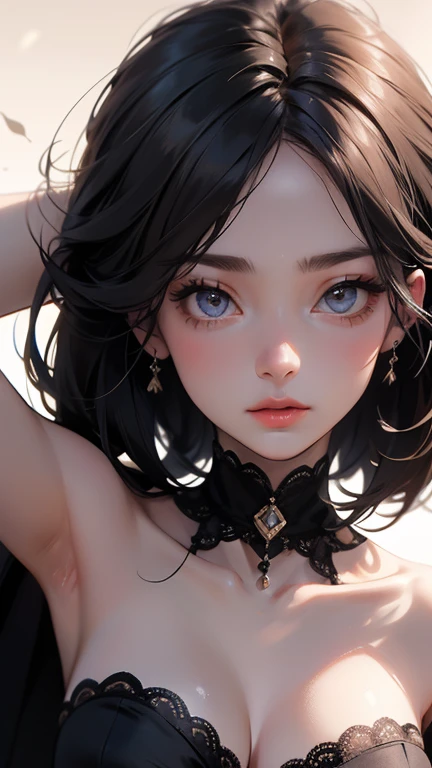 (masterpiece, sidelighting, finely detailed beautiful eyes: 1.2), masterpiece*portrait, realistic, 3d face, lustrous skin,
