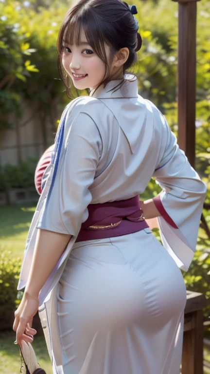 (((japanese traditional night festival, japanese-yukata, in the dark shadow))), ((smiling, slut)), small breasts, (japanese traditional light-colored-yukata), ((a photo of a woman spreads legs to show off ((her pubic with spotting strong blur)))), close up her lower body, longhair up, ((fire works)),