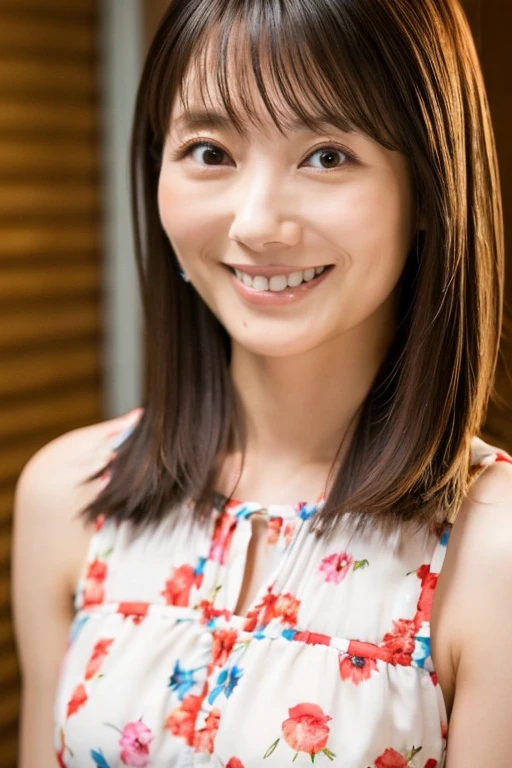 (((One girl,alone))),(Highly realistic photos, High resolution, Detailed face, Beautiful Eyes) Japanese women, 30 years old, Cute Face, Nice body, Medium chest, ,Hairstyle,  Take a photo book,Healthy Body,Thighs、turn over、Depth of written boundary,panties、Narrow eyes,Light Smile、Satomi Ishikawa