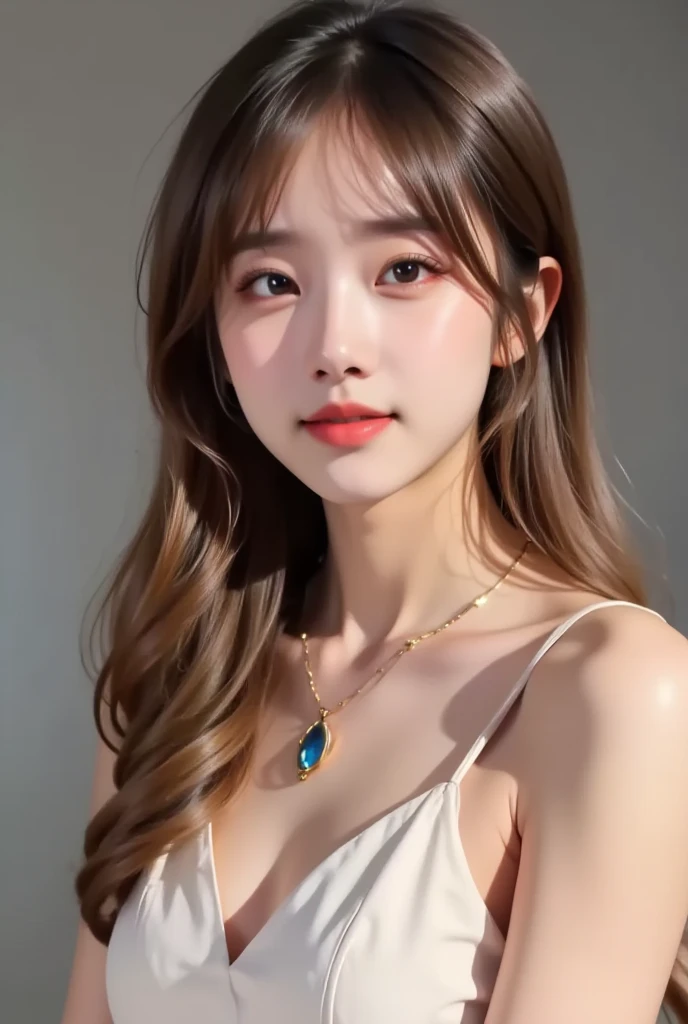 {{{masterpiece}}}, {best quality}, {extremely detailed}, {8k wallpaper}, {extremely detailed background},(8k, best quality, masterpiece, ultra highres:1.2), detailed gradient eyes, a beautiful k-pop idol, 20yo, portrait, standing, cleavage, looking at viewer, smile, night pool background,