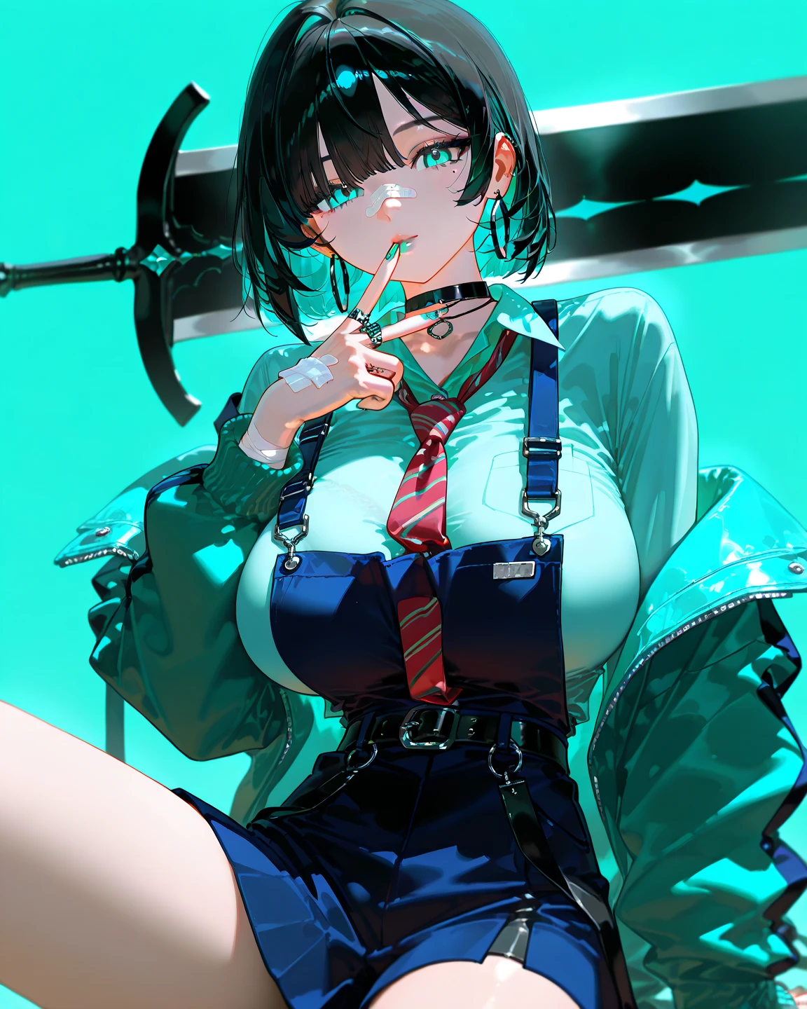 (must be follow these prompts:2.2),masterpiece,best quality,extremely detailed,(in her clothing:3.0),(black trousers on:2),(formal styled business suit:2.4),(若くて可愛いGasping:1.7),(Draws moisture with a slightly smooth texture:1.3),(Innocent faceをした小柄でほんの少しむっちりした新入社員がそこに一人だけいる:2.5),(normal body structures:3),(adorable expression:2.3),(卑猥なGasping:1.5),(usual face:2.2),(Gasping:1.5),(japanese pretty girl:1.7),(she was already stroked out to intervaginal sensual spot far too much:2.1),(A short new employee wearing a tight black business suit:2.3),(black hair:2.1),(若い恥じらいを含んだGasping:1.5),(big breasts in her clothing:2.2),(A new employee with a very innocent look while working in the office:2.3),(The new employee is short but has a slightly plump body.:1.7),(The crotch of his black trousers is discolored with love juice stains.:1.9),(The new employee is convulsing and dripping love juice from her pussy, which is hidden under her pants.:1.8),(The black pants that tightly hugged the new employee&#39;s plump thighs were wet with lascivious secretions.:2.3),(The new employee endures the sloppy feeling by keeping his black pants on.:2.5),(The new employee&#39;s breasts, covered by her business suit, are swelling with intense lust.:1.9),(The corner of a young girl&#39;s body々A new employee whose entire body was toyed with by the lewd urges that wriggled wetly.:1.7),(Gasping:1.5),(A new employee who is always holding his crotch over his black pants:1.7),(幼い恥じらいを含んだGasping:1.5),(The new employee&#39;s suit-covered breasts and nipples are bulging with lust.:1.8),(The new employee&#39;s lewd body beneath her clothes is swelling slightly with her lascivious reaction.:1.6),(A short new employee in a business suit working in modern Tokyo:2.2),(The new employee works very diligently.:2.5),(The new employee has short, thick legs.:1.6),(Gasping:1.5),(The new employee&#39;s black business suit jacket and trousers had old semen stains on them.:1.7),(first time々New Employees:2.2),(she looks like japanese idol:2.3),(The black pants are made of a durable fabric that will never tear.:4.3),(Her breasts are completely hidden under a black office suit:1.8),(displayed one woman on single picture:3),(she looks like a lolita:2.0),(All of this happened to the new employee himself, not anyone else.:2.1),(A , voluptuous new employee has semen ejaculated all over her black business suit jacket and white blouse.:1.6),(Slimy semen was leaking from the crotch area of his black trousers.:1.6),(pretty rookie with tough business suit:2.2),(lady's business jacket and black trousers must be on:2.1),(in her clothing:2.5),(in her black business jacket clothing:2.1),(Make sure to depict the face:5.3),(Calm expression:4.3),(Innocent face:3),(The story focuses on just that one new employee.:3.3),(The only characters that appear are the new recruits.:4.2),(Portrait:7)