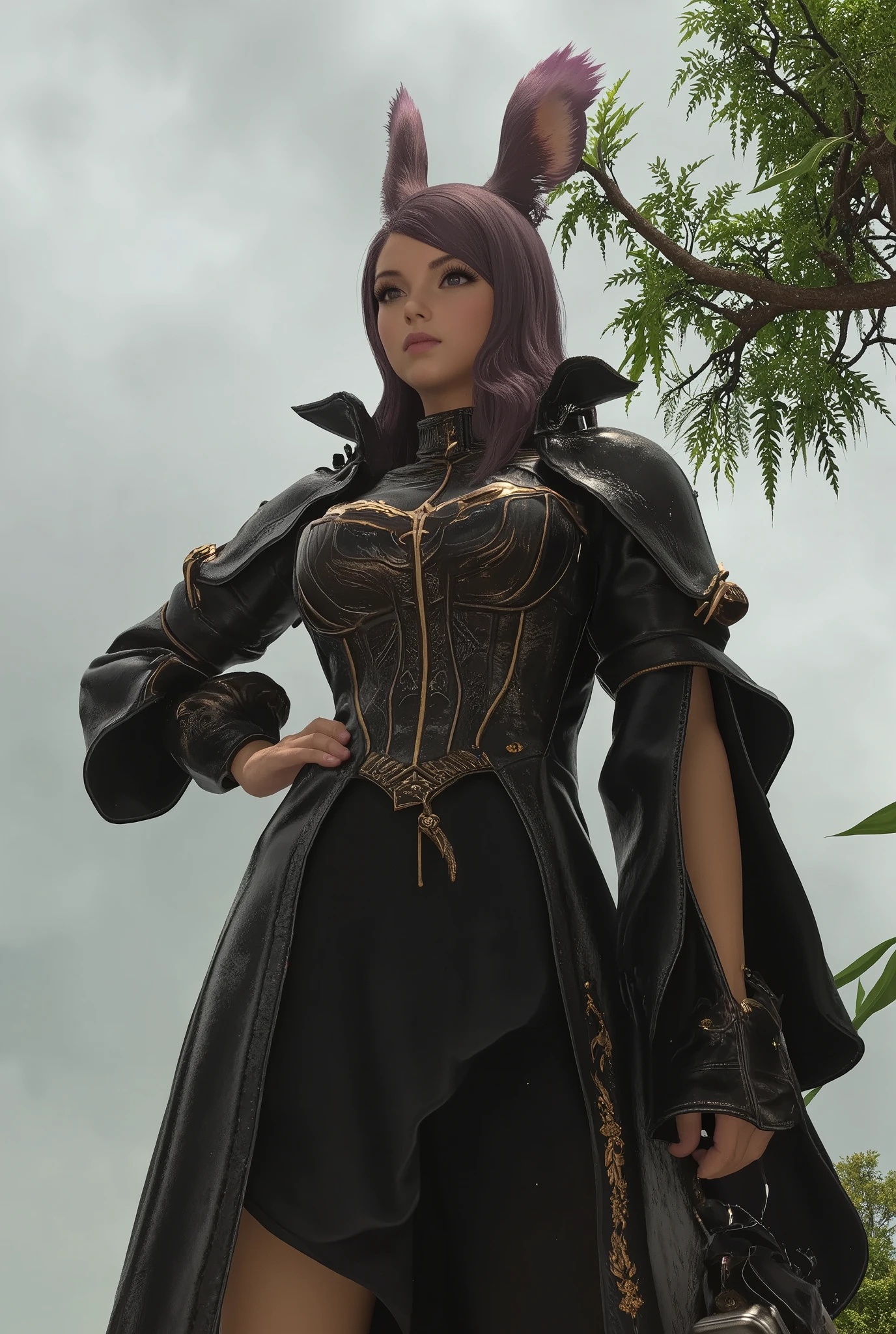 Final Fantasy Style , Takahashi Kazunari's masterpiece, 1 Girl, beautiful, Wizard, enchantment, masterpiece, best quality, white background , concept art , Blonde, short hair , (( big breasted, deep cleavage )), sexy long legs, full body shot