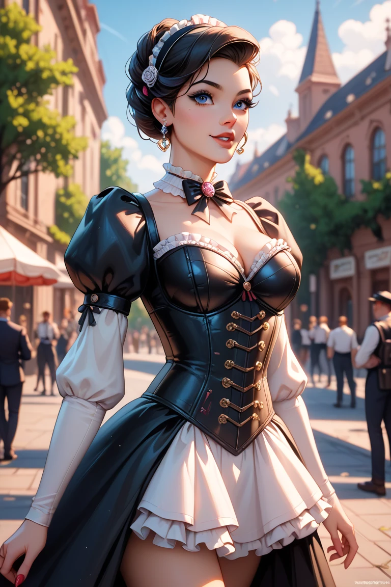 (((Misty LORA:1.8))), ((gown:1.5)) ((off the shoulder)), style, ((intricate gown)), anime style, (((orange hair))) (((Victorian gown:1.5))) (((smoldering eyes))), ((Short hair:1.5)), ((side ponytail:1.5)), 8k, 4k, Unreal Engine 5, octane render, trending on pixiv, ((puffy gown:1.7)) ((intricate lining on gown:1.4)), (((puffy sleeves:1.5))), fanbox, skeb, (((long sleeves:1.5))), masterpiece, ((glittered gown:1.2)),(skindentation:1.4), ((decorated sleeve cuffs:1.3)), wide hips, (full lips:1.5), ((cleavage cutout:1.4)), (((underboobs:1.2))), smooth soft skin, big dreamy eyes, beautiful anime wide eyes, soft lighting,((official art)), clean lines, digital painting,