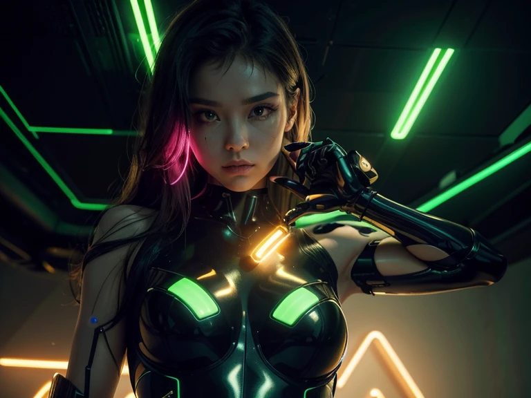 8K,RAW Photos,Highest quality,masterpiece,reality,reality的,woman,Android,cyborg,20-year-old,Glamour,Long legs,Electronics framework,Glass Skin,(Visible Electronic Systems in the Body),Glowing blood vessels,Connection line,Glowing wires all over the body,Glowing wires are connected,Wet body,Grey long hair,Wet Hair,Messy Hair,double eyelid,Glowing LED lamp,Advanced AI, Seamless integration of organic and mechanical elements,息を呑むほど美しいwoman型ヒューマノイドcyborgAndroid,white,transparent,Big Bubbles,Glowing Cybernetic Implants,future,Glamour,Large Breasts,Sitting pose,Live Action,((neon,In the water,In the waterで)),