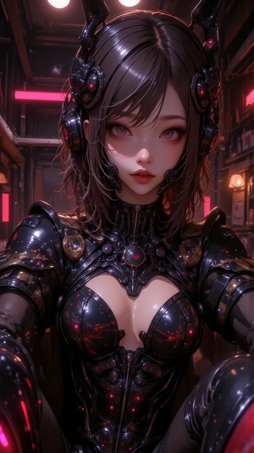 ((((highest quality)))), (((Ultra-precision CG 16K))), (((masterpiece))), (((Very detailed))), (((Extremely detailed))), (((Black outline:1.3, Written boundary depth:1.3 , Written soft outline))), Maximum clarity and sharpness,Multilayer Texture, Surface Shading, Cinematic lighting, Beautiful details sparkle ,Perfect Proportions, Limited to one woman, BREAK accurate, Anatomically correct, Highly detailed face and skin texture, drawn in detail, Highly detailed facial and skin texture, Detailed eyes, beautiful hair, Beautiful Japanese Idol face, Beautiful and beautiful eyes, Beautiful body, Beautiful breasts, Beautiful thighs, Beautiful legs, Beautiful fingers, (Beautiful views) , skinny body, ((Beautiful Skin)), ((Skin Texture)) BREAK breast enlarged, large Breasts, perky breast, (blush, smiling:1.3, brown eyes, pink cheek, Double eyelids, Thin eyebrows, narrow eyes:1.3, Natural cheeks, Glossy skin, Fair skin:1.2, (Glossy lips:1.4, shiny lips: 1.4 ), high school student, Attractive adult woman ) , Long-Hair:1.3, straight-Hair:1.3, Hair Intake, Inner hair color, [(gradient hair from navy to yellow:1.4):0.4], BREAK (hurricane blue, (sunrise stance:1.3), (holding weapon:1.3), with japanese sword, mechanized valkyrie girl, anime goddess, armor girl, cool mecha style, anime robotic mixed with organic, anime manga robot!! Beautiful details of luminescence , fluorescent ) , nail art, necklace, Bridal Ring, wearing a watch BREAK ((((from front, from above, closeup face, bust up, plaster figure , sculpture , statue)