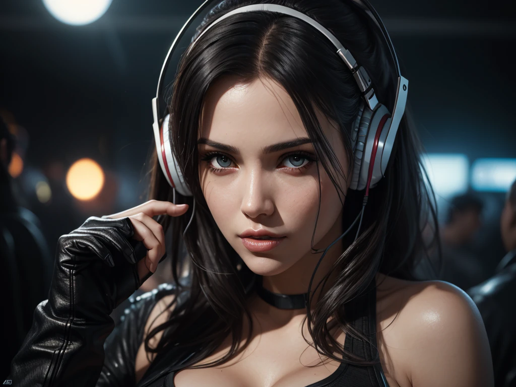Gram girl will have sexy clothes on her body, headphones in her ears and cigarette in her hand.