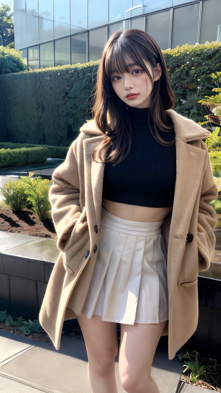 reddit,best quality and best aesthetic, (photo of a pretty 18-year-old rich korean bitch standing at a private high school in the winter:1.2),(from above angle:1.3), public places, (wearing a cute and luxury designer (school skirt and shirt and black thigh-high socks and winter jacket and purse and jewelry and shoes):1.0), (medium perky perfect breasts:0.4), (thigh gap:1.1), (legs spread open:0.94), wide hips, small waist, (face visible), <lyco:hyun__v2:0.2>, (realistic:1.4), (photo-realistic:1.4), (award winning photograph:1.4) and pale skin and (at a private school with snow outside) and semi-closeup view, (sitting on a normal size banana:1.25),