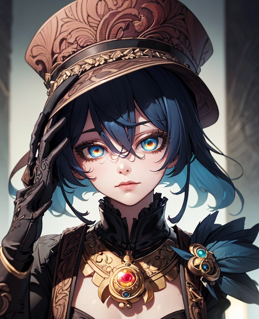 The Republican Council aetherpunk Victorian masked robots hex blue sitillant, Princesa Isabel a libertadora dos pecados