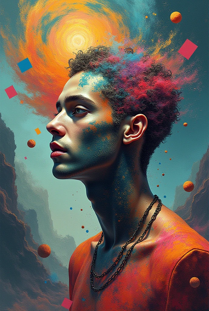 art by Scott Naismith, detailed, sharp image, render, 8k, rim light, closeup, body horror, poster, hdr, intricate, a demigod creature