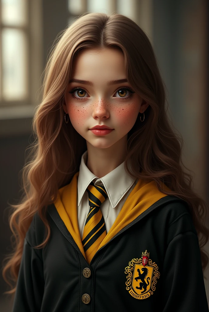 Kylie Rogers vestindo uniforme escolar