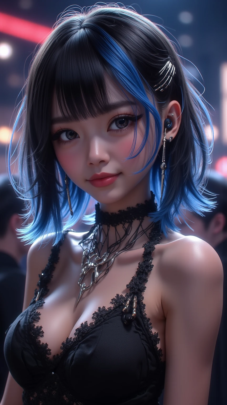 (Browsing Caution:1,4),Mix 4, (8k, RAWphotograph, Highest quality, Tabletop: 1.45), (Realistic, Realistic: 1.37),illumination, night, プロのillumination, photographn mapping, Radio City, Physically Based Rendering, Gradient Brunette, 高品質のphotograph, High resolution, 1080P, (Detailed facial depiction), (Detailed description of the hand), (Delicate CG), Extreme light and shadow, Rich details, (Detailed facial features), (Highest quality), Look in front of you, Highly detailed face, Highly detailed lips,  超High resolution, (truth: 1.4), photograph, 1 Girl, [(sad)],  , Thin limbs, movie, Cool pose, I Cup, Highest qualityな完璧なボディ, photographのような, (1 Girl: 1.3), Perfect balance, (Huge, Perfect breasts, Areola),(Realistic, Realistic:1.37),One Girl, Cowboy Shot,Professional Lighting, Photon Mapping, Radio City, RAWphotograph、(Realistic:1.4)、Octane Rendering、Complex 3D rendering with ultra-detail, Studio Soft Light, Rim Light, Crisp details, Super detailed, Realistic skin texture, detailed aspects, Beautiful details in the eyes, Highly detailed CG Unity 16k wallpaper, Compensate, (Detailed Background:1.2),Highest quality, 超High resolution, Tabletop, One Girl, One Girl,alone, Upper Body,Show Viewer, White Background, Multicolored Hair, Compensate , Lips parted, Black Lips, eyeliner, Gothic, Goth Girl,((Light on face:1.2)),((movie照明:1.2)),(Photorealism:1.4),((30 piercings in left ear)),((necklace)),((A woman who always smiles)),((nightのプールサイド:1.6)),((Lighting on face:1.1)),((Upper Body:1.2)),((Delicately depicting the face:1.2)),(Pixie Cut:1.5),((Multicolored Hairの色:1.6)),((((Completely naked)))),(((nsfw))),((Small breasts:1.2)),((((全身Completely naked)))),(Bodybuilder),(Muscle Girl),(Girl with a toned body:1.4),(A girl with amazing abs:1.4),(whole body muscular:1.4),(Great upper arm muscles:1.4),(Very muscular legs:1.4),(Hairy pubic hair that reaches down to the belly button:1.3),(Hairy pubic hair that connects to the anus:1.3),(((((全身Completely naked))))),(((Completely naked))),((Short body:1.2))