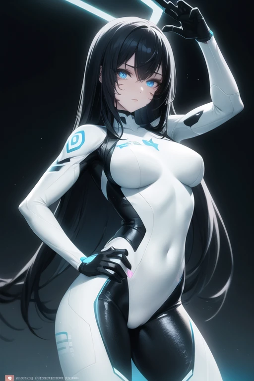 1girl, 18 year old female, Arknights, Texas, anime style, ultra realistic, high detail, sexy pose, sexy, beautiful, exposed skin, slender, exposed breast, medium breast, nipples, nude, moon, stars, absurdres, high res, ultrasharp, 8K, UHD, retina, masterpiece, accurate, anatomically correct, perfect anatomy, textured skin, super detail, high details, high quality, award winning, best quality, high res, looking at viewer, detailed eyes, four fingers and one thumb per hand, perfect hands, perfect finger, two arms only, black hair, red/orange eyes, thigh band, no clothes, wolf tail