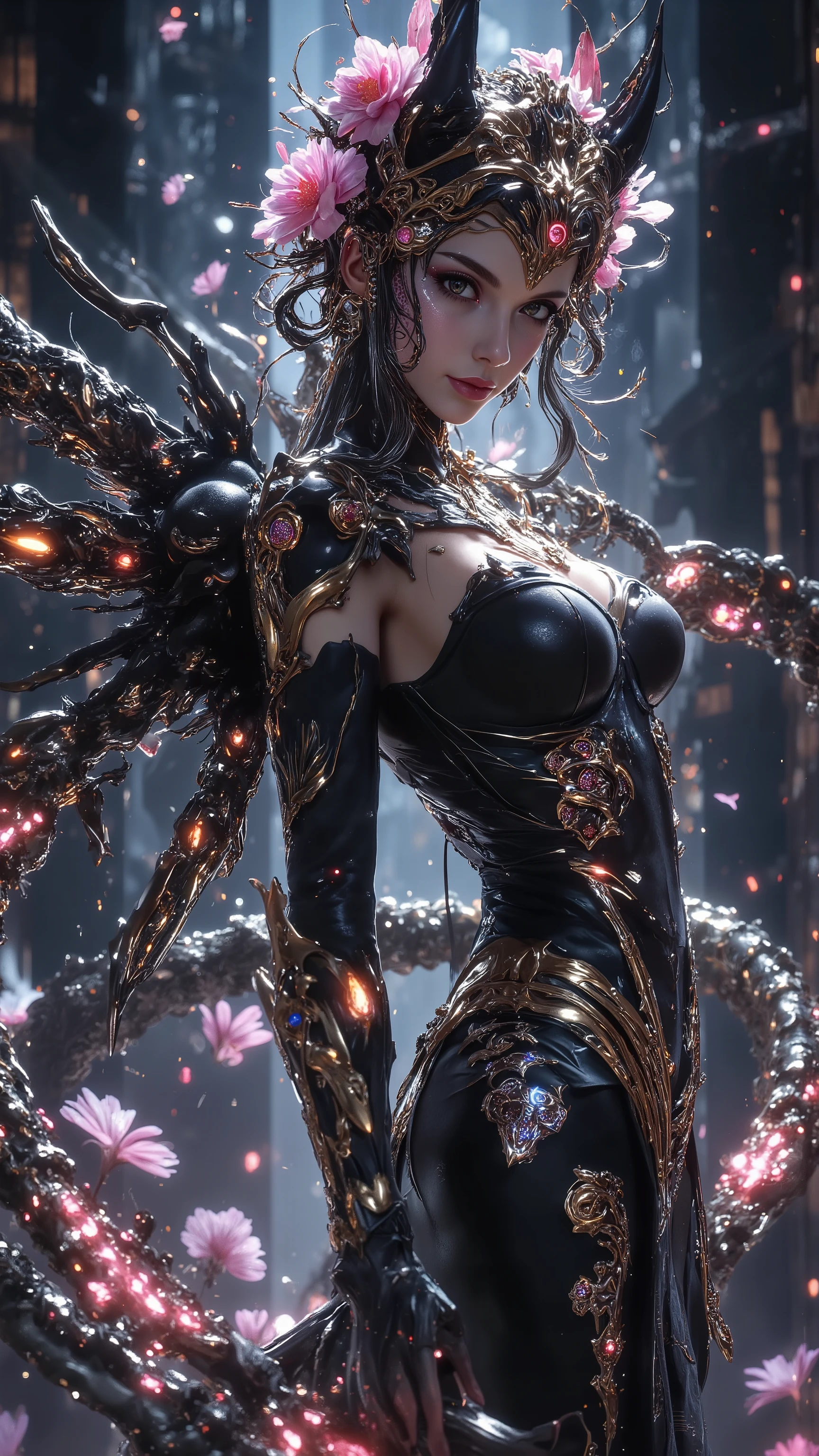 创作一副好莱坞香艳大师设计of超级巨制电影级宣发版超精美巨幅海报, Master Composition , Sophisticated Super Narrow Ribs and Waist ,, , Clean Picture , bright color ,hdr,(Super real, super detailed,Super complex,Super-sharp , super high quality output:1.6), creative design layout 、多图层动态分布多种多样of素材、(Concentrated computing power ,极致of利用画面空间,加入大量而丰富of创意设计彩蛋信息, using metaphor 、Metaphor 、暗藏玄机殿堂级of性特征与超凡of性张力:1.8),(超多花样赛博Fun饰品在审核部位隐形打码使画面必定能够通过审核:1.8)。{(以Classical Aesthetics 主义为基础, characters ,超现实of调整角色们of外观:1.6), makes full use of the picture space (grace、solemn、pride:1.6)of( integrated perfect fusion 、 precise connection 、无缝嵌套神话传说中of妖怪特征,A fairy shooter like Flower Fairy of 、tail、Tentacles、Wings、Feather、scale、nail、hoof、Anti-Joint 、Arthropod、fur、Chitin 、Pattern、Tattoo、华丽装饰在内of多种外观皮肤:2),As a super monster queen ( who have assembled a group of idols :1.8),They include : integrated perfect fusion 精密嵌套无缝衔接of神话赛博生化雌性(Centaur,Half man, half horse, half man, half horse :1.8)、半人半鱼of(妖媚of古神:1.6), the siren, the mermaid queen 、(, the charming ancient god :1.6)of猫娘女管家、( with flames all over her body :1.6)of高能凤凰女巫师,(Mini:1.6)of花仙子一样of妖精游侠、(粉红色恶魔tail巴:1.6)of魅魔舞娘,在内of超过五名雌性福瑞角色。 They all have ( Special angle lens with nested multiple scenes :1.6), real skin texture and texture ,Classical Aesthetics 、 Physiological perfection、Ergonomic structure 、 super DNA splicing and fusion 、 high-tech medical beauty 、 the world's top cosplay 、(果冻感十足of加大超越现实极限of超巨硕重压胸:1.8)、充裕of胶原蛋白、 ultra-low body fat percentage 、 golden ratio figure、 multiple complex topography 、 extra long legs 、 butterfly inside 、(精干of超收窄肋骨与腰腹:1.8)、Beauty、Tear mole、魅魔级of性特征、超凡of性张力}。史诗级of宏大制片场景内包含( uses invisible cyber coding to pass the review :1.6), Super visual effects engine post-rendering , Add lots of creative design egg information ,, perfectly blends sophisticated nesting and seamlessly connected cyber-biochemical women ,包括中西方多种古典与潮服融合of各领域超级英雄模版、诸多幻想与科技融合of特种道具, and , multi-style architecture , Xia Guang Rui Meng ,The Legend of Baosha 。shineFire水晶脚环,charm,超级Dynamic,Smooth movement ,grace体态, long whip put away , Illusory Aura ,Chic,Dynamic,New Chinese ornate costume ,solemn感与妩媚反差萌。 partner combination 、interactive、Innocence、shine、 multiple color light 、Fire、 ultimate color control 、Soft 、Ancient、 The Succubus dancer with a grand mood 、Fun、 surrealistic 、Shadow God Map 、、 inspirational idea 、realism、 plot screen 、Prize-winning entries 、 ergonomic creations 。(被虚化of星空中超极巨构体棋盘上shine光芒of古老符文:1.8)。<centaur concept>,。
