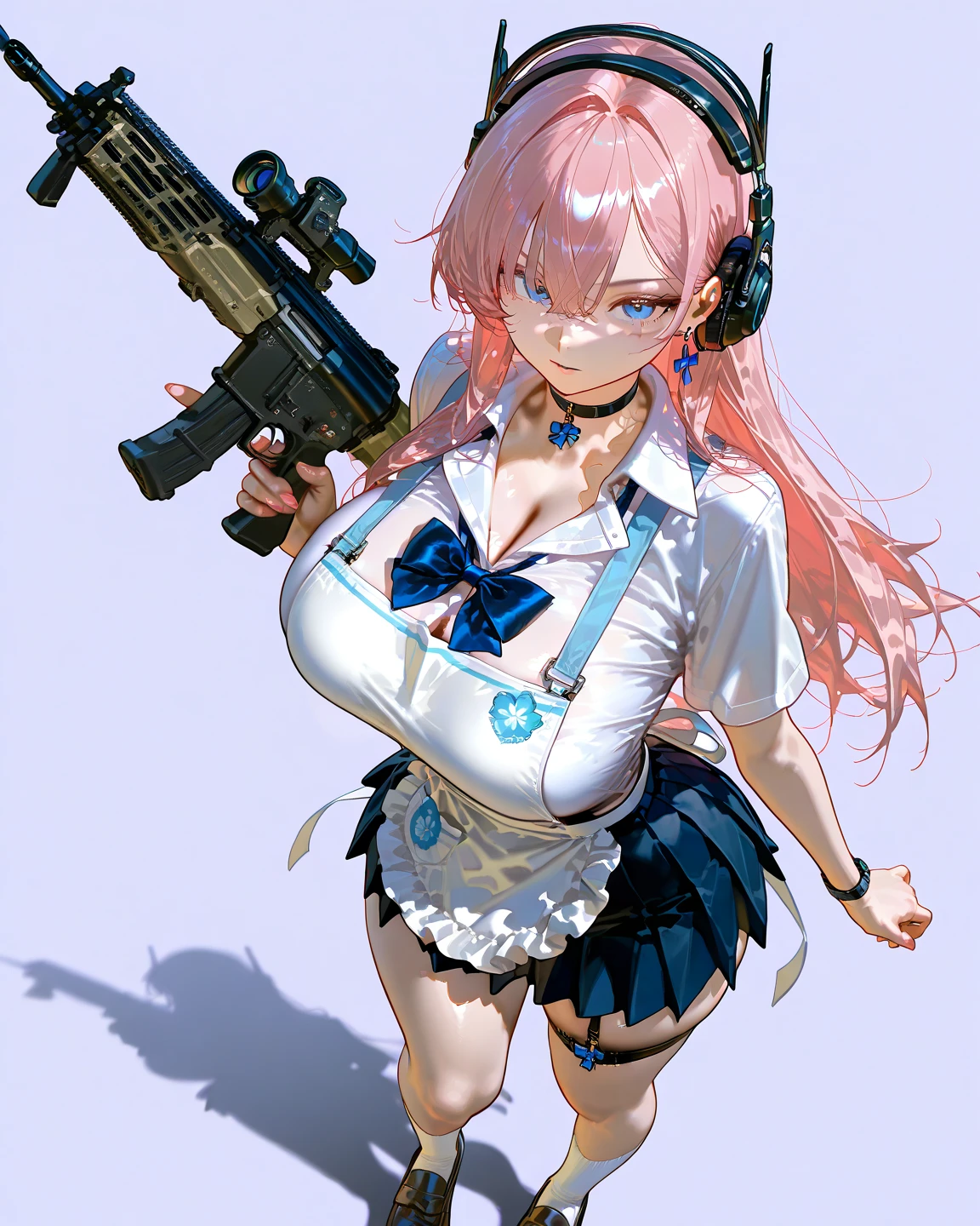 create,Two dimensions,special forces,FBI,Cosplayers,JK Woman,gun,Standing picture,Many people々々々large crowd,Man juice transparent,Ahegao,pink hair,short twin tails,Squirting,Completely naked,pussy,Man juice dripping
