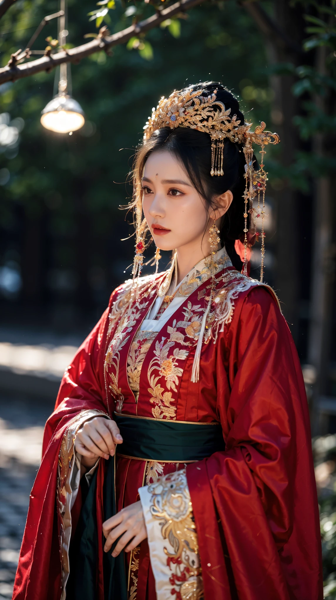 1girl,jiayi,hanfu,(jewelry:1.2),
masterpiece,best quality,32k uhd,hdr,dtm,cinematic lighting effects,wide shot,wide-angle lens,super vista,super wide angle,exquisite facial features,super delicate face,best fingers,