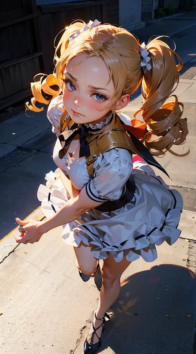 woman, ((Masterpiece, best quality)), girl,1girl, (medium breasts),((her beauty is undeniable)),((excited cute face)),((hyper detailed perfect eyes)),((wet soaked puff massive giant huge blond ponytail,colored inner hair)),(((orange_eyes:1.3))),intricate eyes,beautiful detailed eyes,symmetrical eyes,(((white skin:1.3,lustrous skin:1.5,bright skin: 1.5,shiny skin,very shiny skin,shiny body)))),(spider lower abdomen,narrow waist,wide hip,athletic body,inflated legs,thick thighs),(((detailed face))),beautiful detailed lips, (cute,slutty,sensual,seductive look,seductive,sexy,((erotic)),((nsfw)), (((college girl, college))),((school girl outfit, school girl)),((skirt,black skirt,cleavage,frilled skirt,micro,skirt frills)),((white shirt,skinny shirt,thighhighs,white thighhighs )), ((silky material)) (cute pose:1.0),(((full body:1.5,front view:1.3))), highly detailed, cinematic lighting, ultra realistic, blush, looking at viewer, ((takatekote))