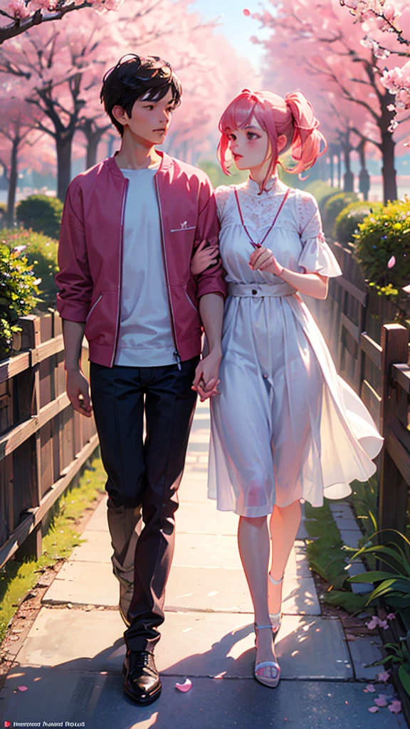 There is a man and a woman sitting on a bench with flowers., Holding flowers, & Jeehyung Lee & WLOP, secondlife, sitting with flowers, sakimichan and frank franzzeta, a sheep, frank franzzeta and sakimichan, couple pose, They are in love, romantic farmhouse, ! holding in hand !, tumblr, 👅 👅