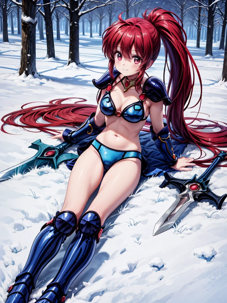 Nino Nakano,pose sexy,futuristic clothing,forest, white light bikini girl, camel toe,