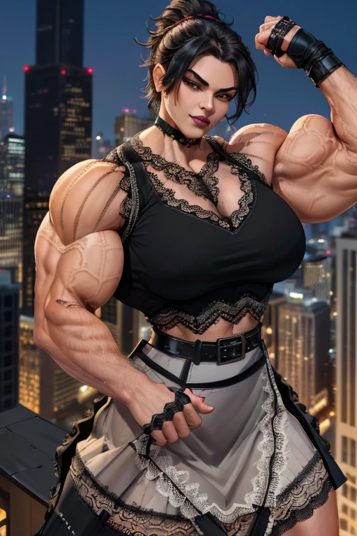 {{Artist: %shexyo%}} a mature muscular woman, highly detailed, intricate details, volumetric lighting, cinematic composition, motherly pose, piercing eyes, defined musculature, flawless skin, glamorous, elegant, powerful, confident, moody atmosphere, homely background, pubic hair peek