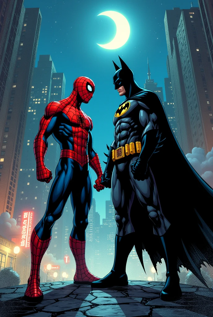 Batman con saitama comic

