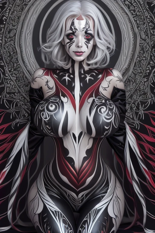 official art, unity 8k wallpaper, ultra detailed, beautiful and aesthetic, masterpiece, best quality, (zentangle, mandala, tangle, entangle), (fractal art:1.3) , (Remy Lacroix), extremely detailed, dynamic angle, cowboyshot, the most beautiful form of chaos, elegant, a brutalist designed, vivid colours, romanticism, by james jean, roby dwi antono, ross tran, francis bacon, michal mraz, adrian ghenie, petra cortright, gerhard richter, takato yamamoto, ashley wood, atmospheric, ecstasy of musical notes, streaming musical notes visible