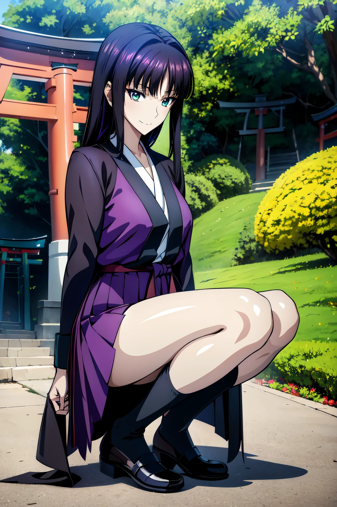 赤 purple hair, green eyes, eyes like jewels,((Priest))),(((shrine))),((( torii gate ))),(((Priest服))),Vermilion also ,Priest服を着た女の子,Connect UHD and 8k, 長い赤紫髪と green eyesをした anime girl , anime moe art style , 若い anime girl の接写, smooth anime cg art ,美しい アニメ high school students, anime moe art style , super real high school girl , Seductive Anime Girl , anime girl , 魅力的な anime girl , super real high school girl , Anime Girl , 8k uhd, high resolution, highly detailed CG , high quality shadows, Detail A beautiful delicate face in a black leather costume , Detail beautiful Delicat eyes,break(Ultra High Definition 8K Wallpaper ),(Highly detailed CG 8k wallpaper),Makima ( Chainsaw Man ), skasaha (destiny/ Grand Order Required ),Reika Shimodaira , nothing , fluttering background {x} extremely delicate and beautiful CG illustration,最 high quality, Realistic Feeling ,Realistic Fabric, realistic texture,(((masterpiece))), (((最 high quality))),8k,32K,masterpiece, beautiful attractive anime woman , ultra definition , more details, high resolution, super real high school girl ,Masseter muscle area, 最 high quality, high quality, high definition , high qualityなテクスチャ, high qualityシャドウ, high details, Finely Details ,1 personの少女, high school students,Alone,I,Just One, alone,1 person, mature vibe ,Beautiful long legs, beautiful breasts, beautiful thighs, Tight Legs ,The beauty of the footstool, big breasts、 Slim waist,Mature body girl,赤 purple hair,赤 purple hair, purple hair,Blackcurrant colored hair,Silky smooth hair, colorful hair, straight hair ,smile,Happy Smiling , lively expressions,かわいいsmile,Cool Beauty, beautiful woman, pretty face, Beautiful realism, seductive look , Bewitching looks ,Quiet look, beautiful hair,smile, colorful eyes, green eyes,Jade green eyes, beautiful eyes, bright eyes,Delicat eyes, Jewel Eyes ,Jade Eyes, droopy eyes ,((( green eyes:1.5))), enchanting face ,8 heads, statue :171cm,彼女は首に necklace身に着けています, necklace, ビーズ necklace ,Magatama Accessories,smile, enchanting face ,Model Photo, high details, 【Contemporary, Romanticism, realism, Hyper- realism, Cinematic Lights, RAY TRACING, Fuji Color, ((( cowboy shot looking at the front))), 8k, more details, accurate, 最 high quality, , more details, standing, wearing clothes ,Winter Sky,blue sky, Witch Uniform, kimono, kimono