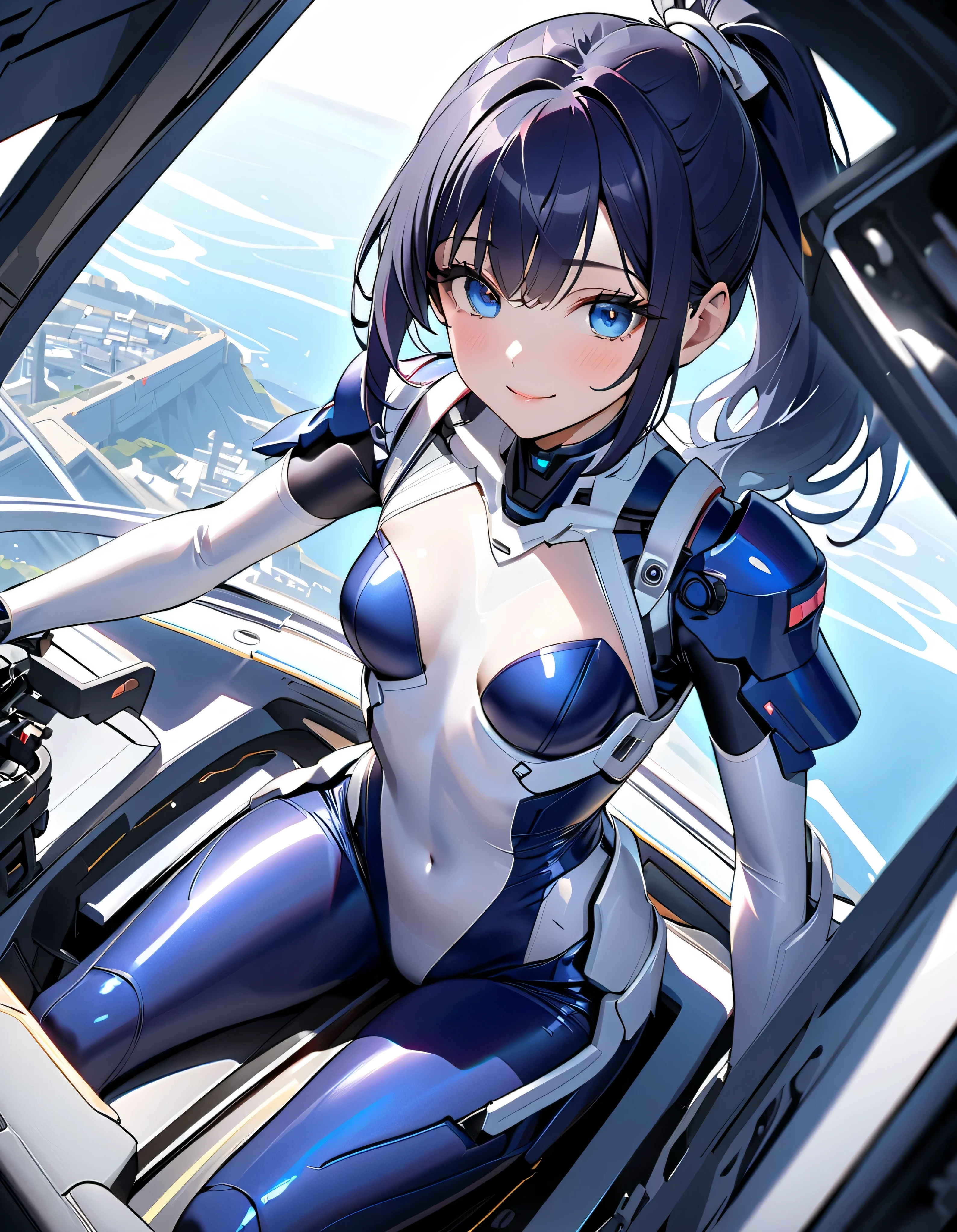 sky diving woman