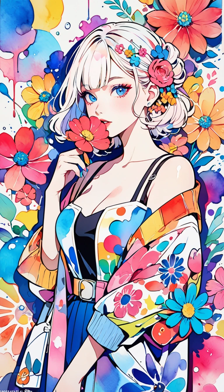 Wolf, Background, In chic boho style, in a cafe, Ice cream print, multi-colored neon lights, neon garlands, rose hair, mixed-language_SMS, Japanese graffiti, (beautiful and clear background:1.2),, fantastic paintings ,graffit style, highly detail eyes , underwear, lace, latex, Pink, Purple, mint, Blue, yellow hair, Wild, lavender hair, Skull Print, Loving, Love, ultra detail hair, Masterpiece, Best Quality, highly quality, hight resolution, detail enhancement, ((most beautiful image in the world)), Masterpiece, Best Quality, highly quality, hight resolution, detail enhancement, ((most beautiful image ), Shiny pink degrade hair, ultra short fitted Stampa Flores, Rollers, fishnet pantyhose, short denim shorts, art by stjepan sejic, art by j scott campbell, Artist Guillem March, art by citemer liu, 4k, hight resolution, comic book character, comic, high quality detailed, style of ::2.0 comix illustration style,tatoon style, highly quality, hight resolution, detail enhancement, 8K, HD, Best Quality, highly quality, hight resolution, detail enhancement, 8K, HDR, sharp-focus, Ultra Detailed, perfect lighting, Curvy Body, Lush breasts, Curvy hips, skull print on clothes,