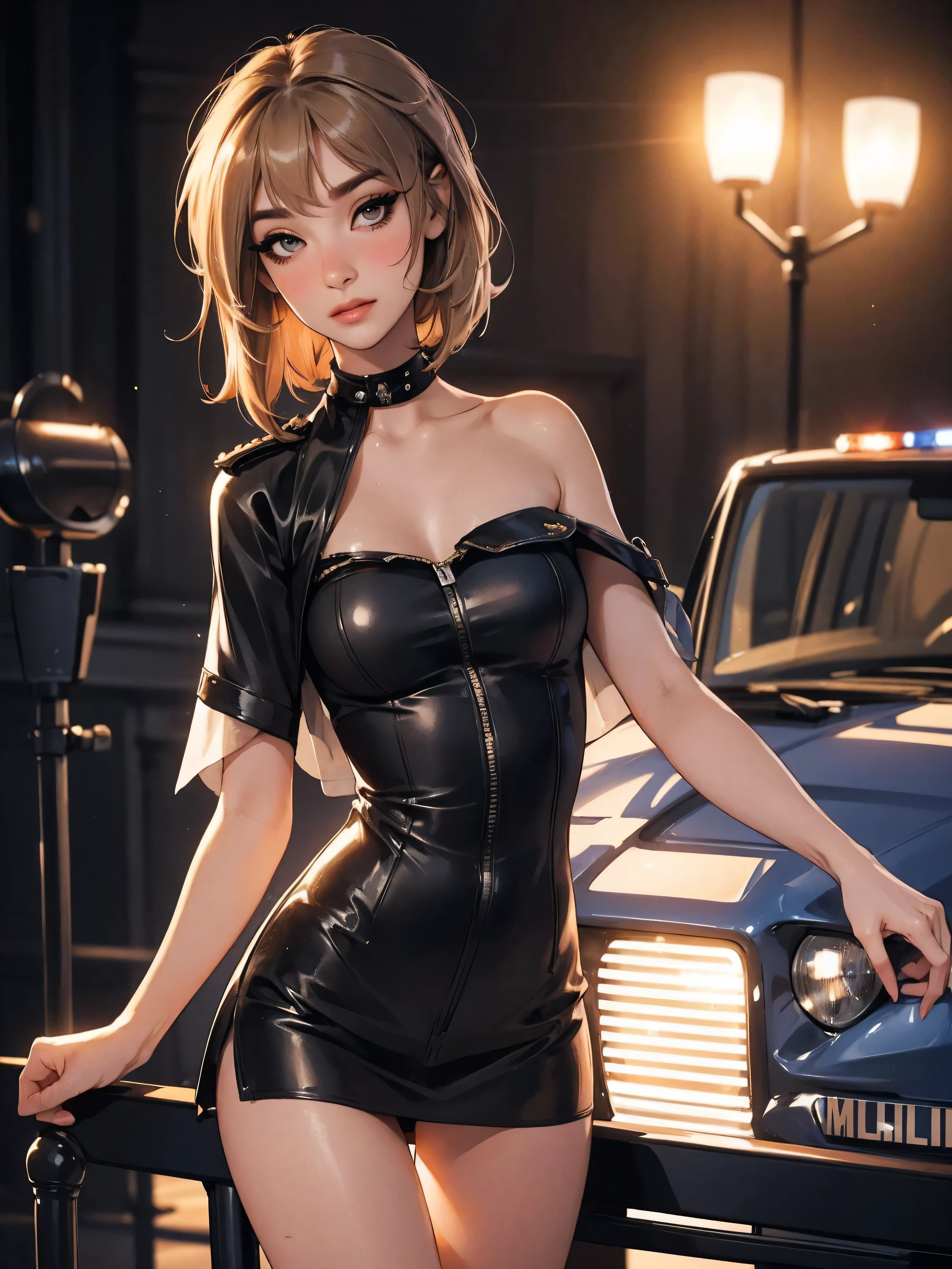 1 woman,(Melhor qualidade, 4k, Masterpiece: 1.3), mulher russa bonita,dedos detalhados,beautiful hands, hiper-mulheres peladas realista, 1girl, (saggy tits, corpo atraente: 1.2), Squats: 1.1, cabelo branco curto: 1.1, (wet rain, chuva molhada, corpo molhado: 1.2), Ultra-Rosto detalhado, detailed lips, olhos detalhado, double eyelid, vestido sensual de decote, decote aberto, drooping chest, pose de lado, visible curves,  Festa na piscina, Festa na piscina, manto claro prateado, , sunglasses, perna torcida muscular