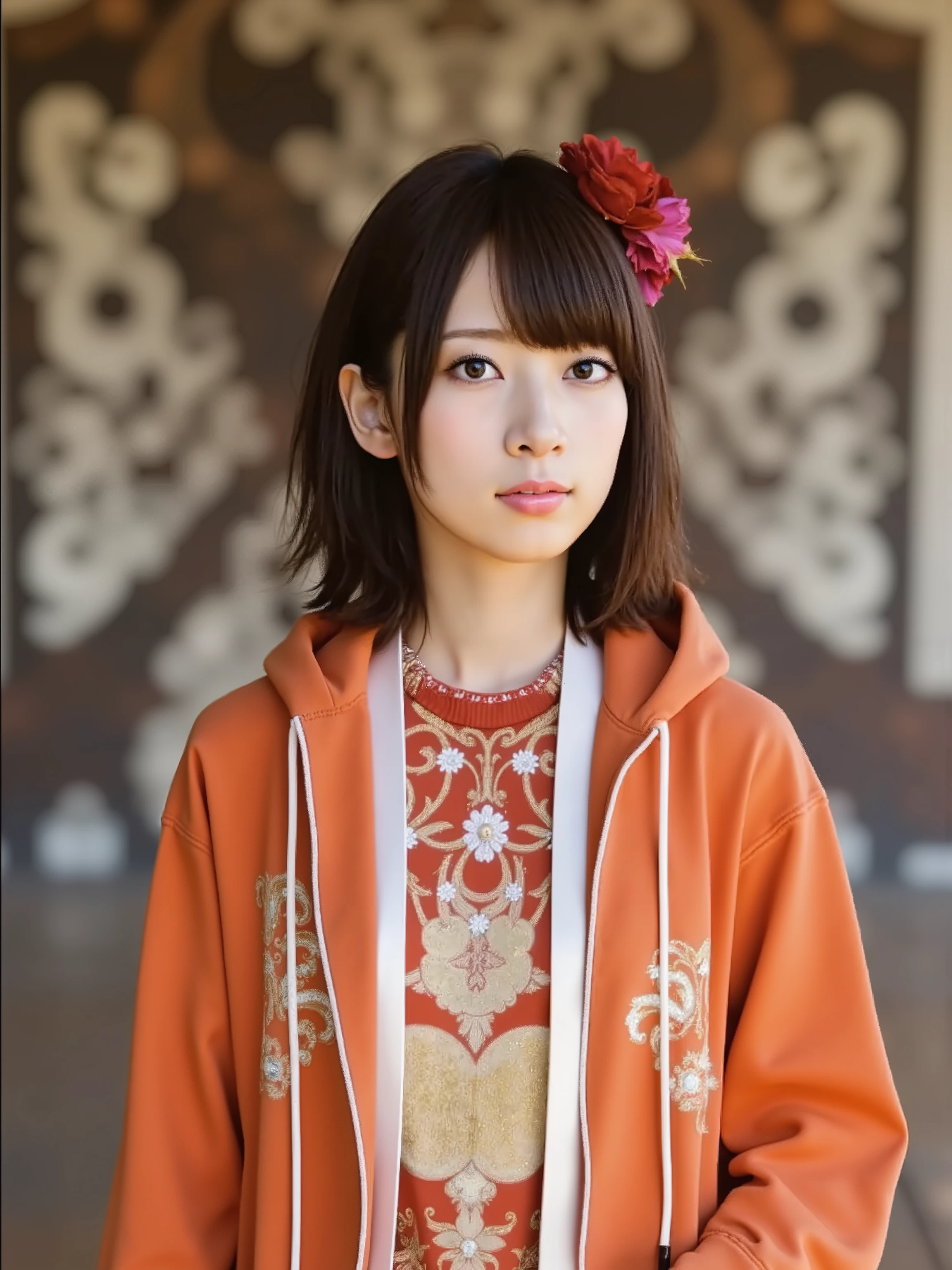 high resolution, masterpiece, accurate, fear, Girls' Clothing, Pichi Pichi Clothes , Twin Tails, standing picture, big breasts, anatomically correct, posing ,