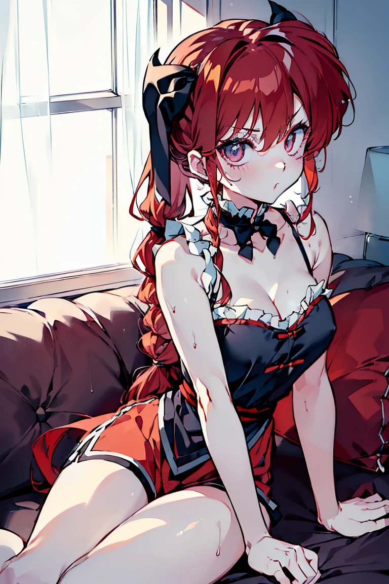 (masterpiece:1.3), (Best Quality:1.3),
1 Beautiful 7 Year Old Girl,Solo,(kawaii:2),(Chibi:0.8),(Cute 1.5),(Lori:2),BREAK,(Red hair, short-hair,2 hair buns,Blunt bangs:1.4),(:d,grin:1.3),{Heterochromia,pale blue eyes,pale green eyes, Eye Highlights,The first hyperfine stars:1.5},star eye silhouette,(long eyelashes, Double eyelids:1.2),(de pele branca),BREAK,Clear skin,Beautiful skin, BREAK,
BREAK
(T-shirt:1.2),cleavage,(Heart-shaped cutout:1.2),
(666,Devil Costume, Halloween Costume:1.8),
break
outdoors,Japanese houses,entranceway,High Fence,tile roof,Large wooden gate,
BREAK
(full body:1.2),
,BREAK, Professional Lighting, Physically-based rendering,depth of fields,BREAK, wakame,wakame,wakame,(Highly detailed CG Unity 8k wallpaper), (Best Quality, Very detailed, Colorful, Highest detail), (Best Illustration), (Best Shadow), POV, Realistic lighting and shading, Natural light, Lens flare effect,absurderes, absolutely resolution, unbelievable Ridiculous, hight resolution, ultra-detailliert, Official art, Unity 8k壁纸, Kinetic Typography Break, (1girl in, Solo:1.4), Dynamic Poses,