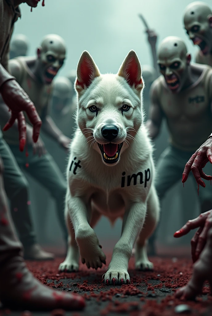 blood and pitbull and the tattooed name POXOXO